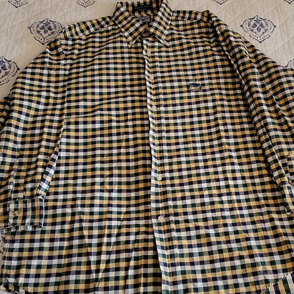 Falconable Button Down Sz L Sleeves Shortened